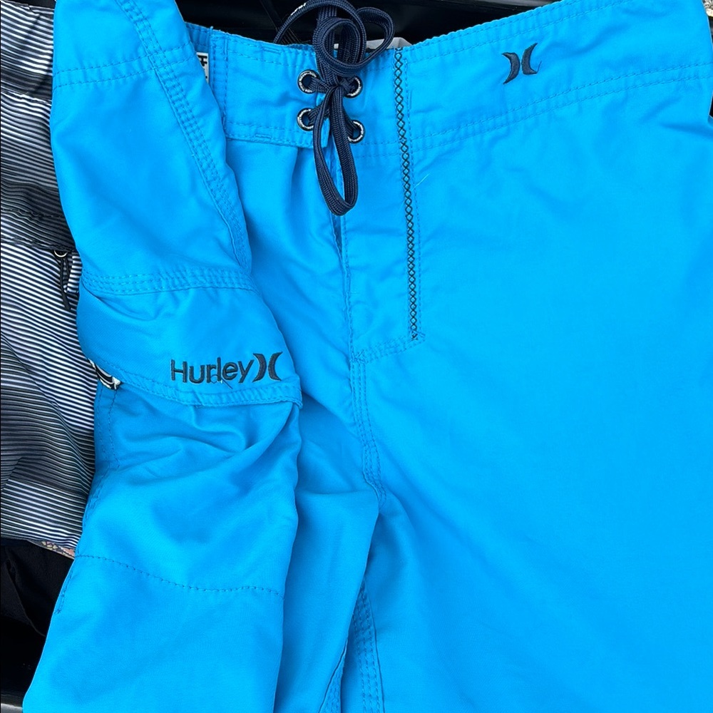 Hurley Electric Blue Swim Trunks